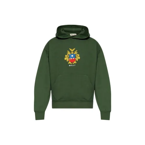 BALLY Зеленый Мужской Свитшот