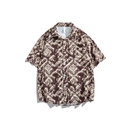 TIMD FIJI Коричневая Унисекс Рубашка