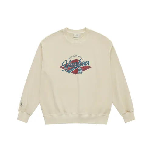 MLB Preppy Style Collection New York Yankees SS25 Толстовка Унисекс Джут Песочный Коричневый