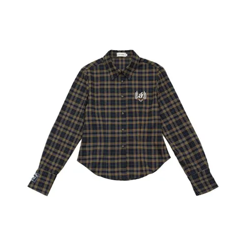 GOOD BAI Темно-коричневые мужские рубашки