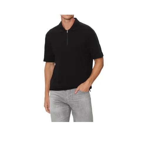 ARMANI EXCHANGEAE SS24 Поло Мужское Черное