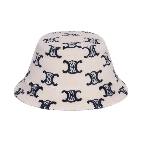 CELINE Шляпы ведра Неоново-белый, Морской синий Женские