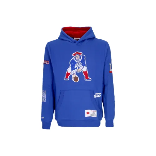 MITCHELL NESS FELPA CAPPUCCIO NFL Команда ORIGINS Флис Толстовка NEEPAT Королевский Свитшот Мужской Королевский синий
