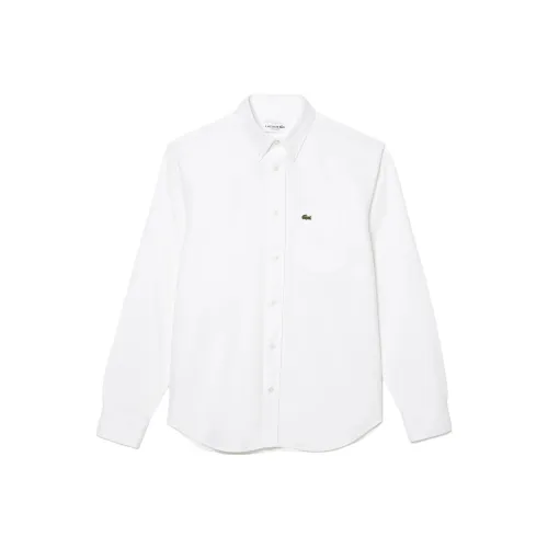 LACOSTE Collaboration Белая Мужская Рубашка