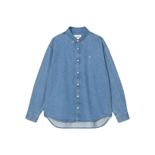 Carhartt WIP Светло-Синие Мужские Рубашки