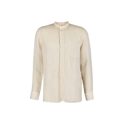 120% LINO Рубашка Мужская Светлый Бежевый