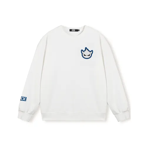 GXXX Длинный рукав Свитшот с круглым вырезом Унисекс