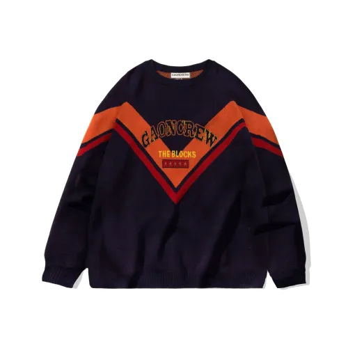 GAONCREW Темно-синий Унисекс Свитеры