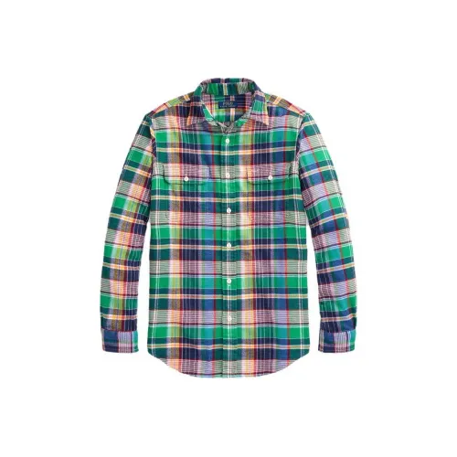 Polo Ralph Lauren FW23 Рубашка Мужская Многоцветная