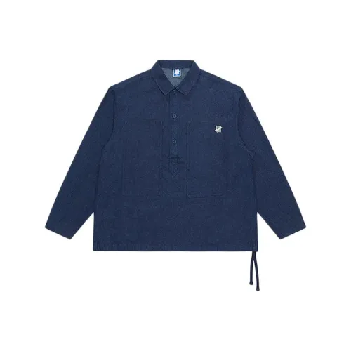UNDEFEATED SS25 Рубашка Унисекс Темно-синий Синий