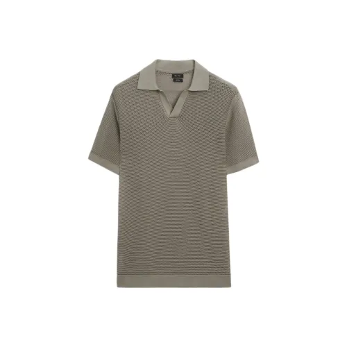 Massimo Dutti Темно-серая мужская поло