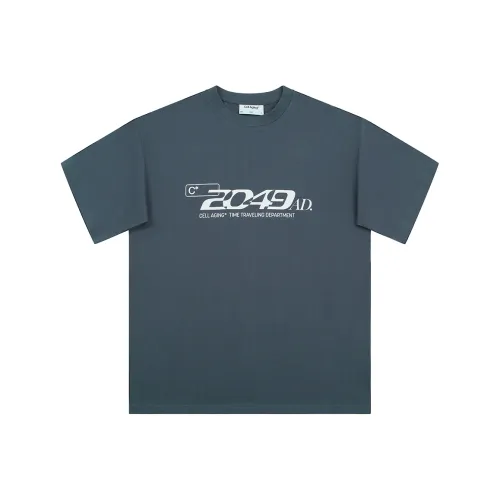 CELL AGING T-Shirt Унисекс Дымчатый Синий