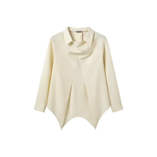 YUNYI Белая унисекс рубашка