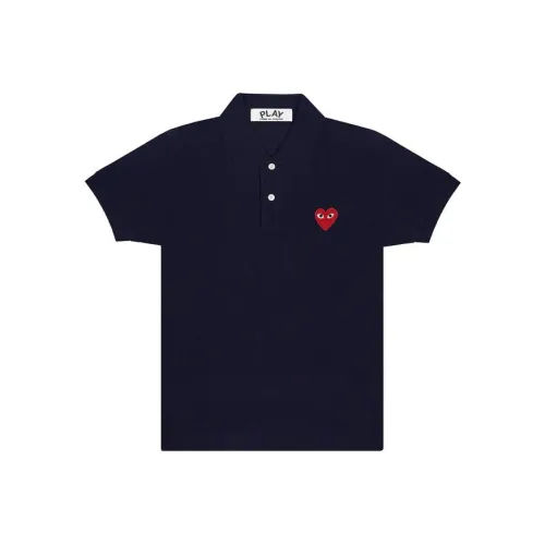 CDG Play Поло Унисекс Морской Синий