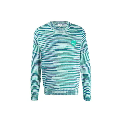 KENZO Мятно-зеленые мужские свитеры
