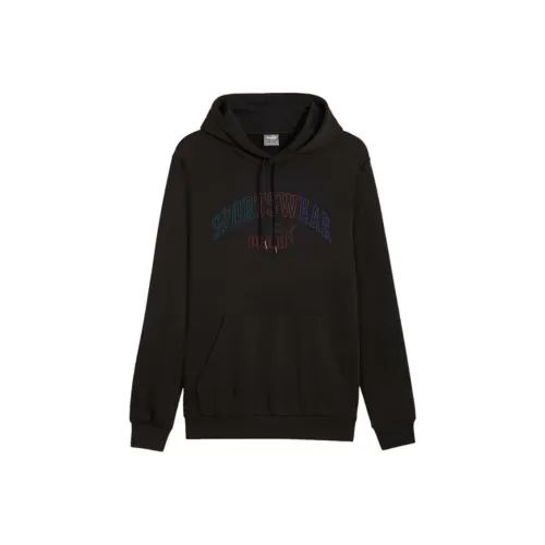 PUMA ESS+ Черные Мужские Свитшоты