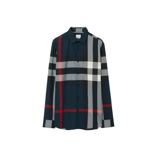 Burberry Рубашка Мужская Многоцветная