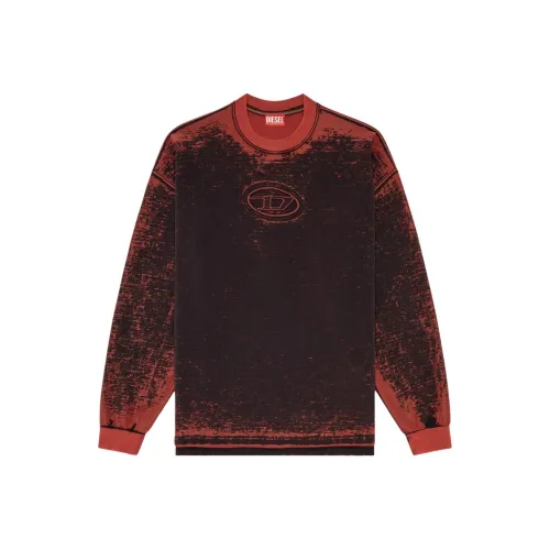 DIESEL FW24 Свитшот Мужской Красный