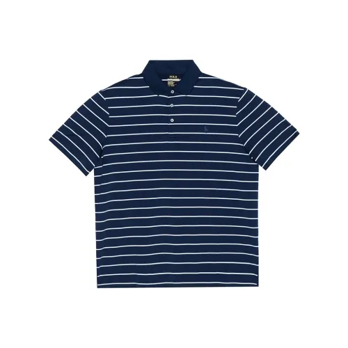 Polo Ralph Lauren POIO Рубашка Мужская Синяя Белая