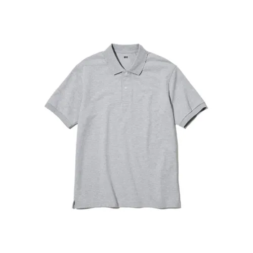 UNIQLO Поло Унисекс Дымчатый Серый