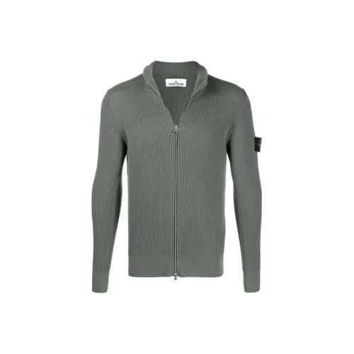 Stone Island Зеленые Мужские Свитера