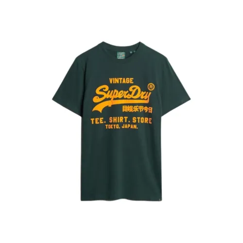 SUPERDRY Зеленые Мужские Футболки