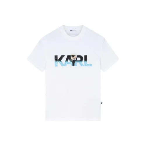 Karl Lagerfeld T-Shirt Мужской Белый