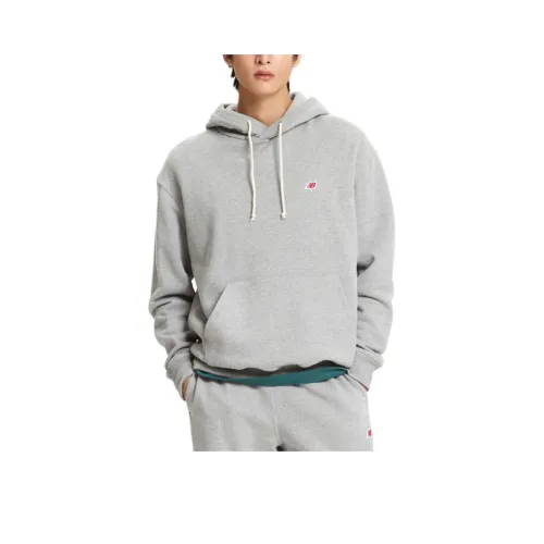 New Balance Толстовка Мужская Серого цвета