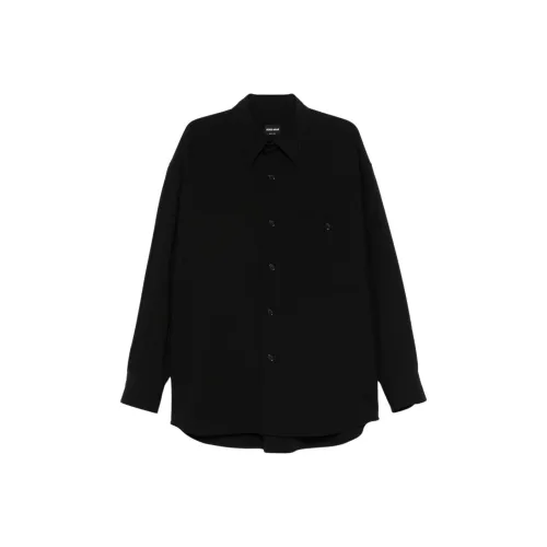 GIORGIO ARMANI Мужские черные рубашки