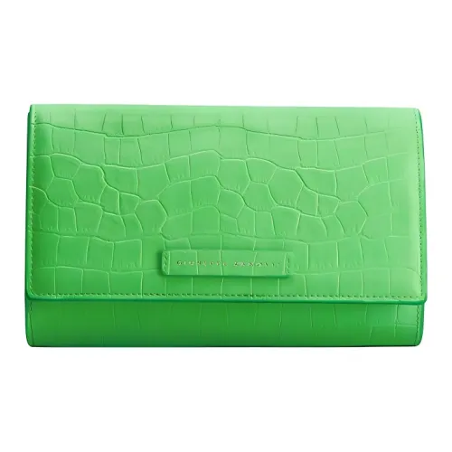 Giuseppe Zanotti GZ ПУ (полиуретан) Полиэстер Клатч Женские Зеленый