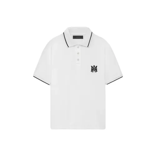 AMIRI FW24 Поло Мужское Белое