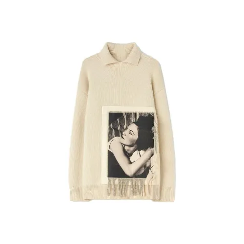 JIL SANDER Бежевые Мужские Свитера