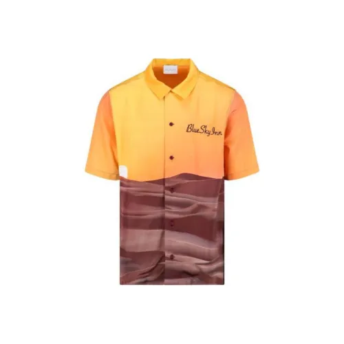 Blue Sky Inn Коричневый Мужские Рубашки