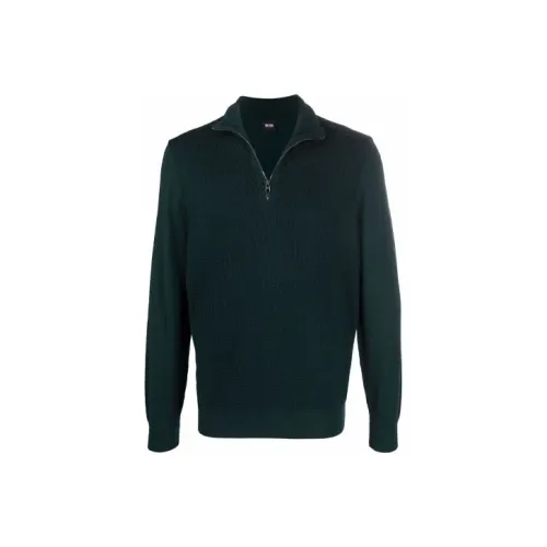 Hugo Boss Зеленые Мужские Свитера