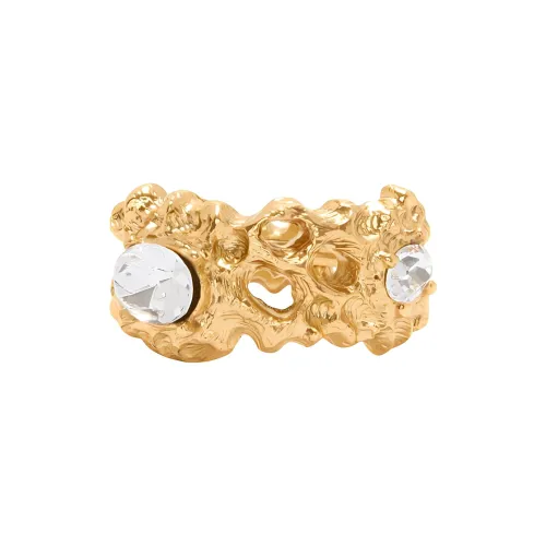 Оскар де ла Рента Латунные Кольца Женские Золотые