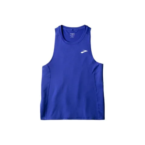 Brooks Blue Men's Tank Tops