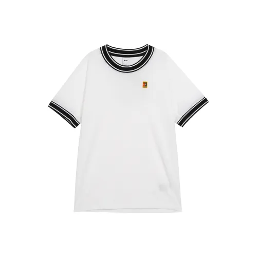 Nike Белый/Черный Мужские T-рубашки