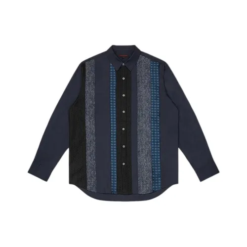 CLOT SS25 Рубашка Унисекс Морской Синий