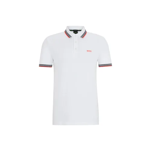 Hugo Boss Поло Мужское Белое