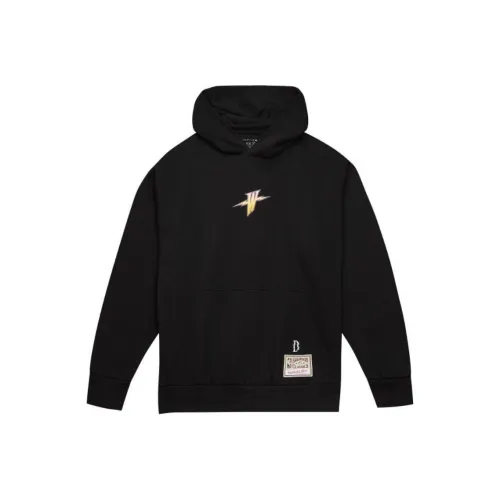 MITCHELL NESS x Suga Glitch SS24 Толстовка Golden State Warriors Свитшот Унисекс Черный