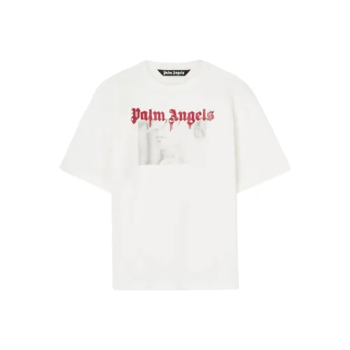 PALM ANGELS Белая Мужская Футболка