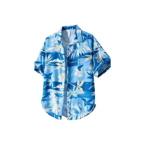 ORMY Гавайи Синий Унисекс Рубашки