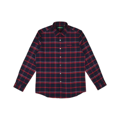 Raidy Boer Рубашка Мужская Красная Клетка