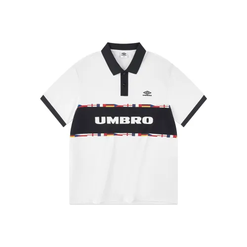 Umbro Белая снежинка Унисекс Поло