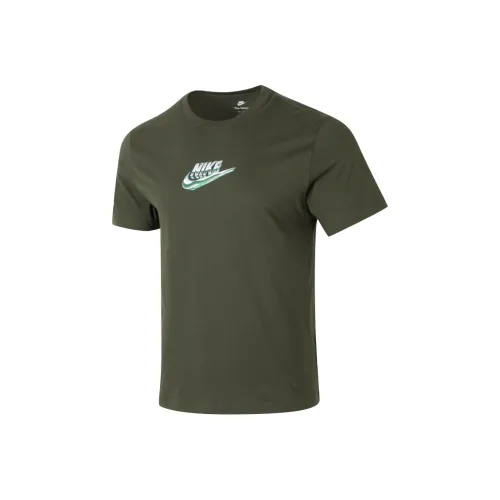 Nike Зеленые Мужские Футболки