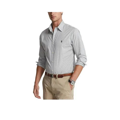 Polo Ralph Lauren Рубашка Мужская Серого цвета