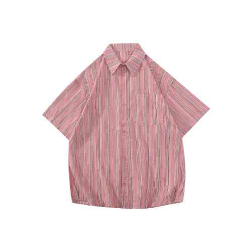 SONGXIER Розовая унисекс рубашка