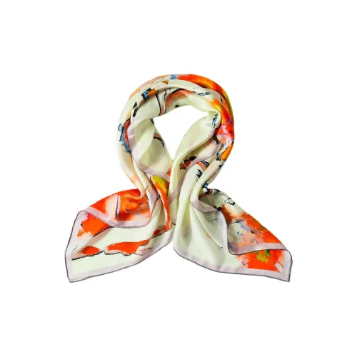 Шарфы из шелка Tutowy Red Bean Женские