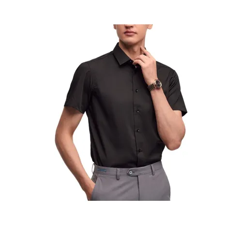 JODOLL Рубашка Мужская Угольный Черный