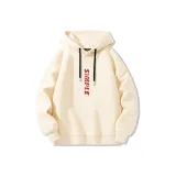 Светлый бежевый, удачные буквы, центральный логотип